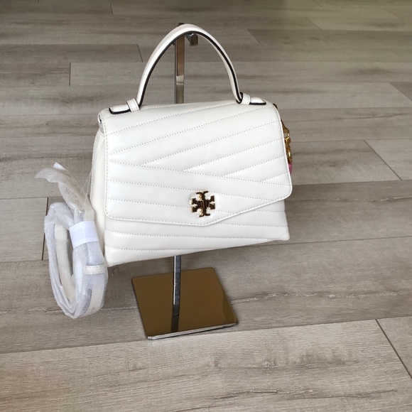 TORY BURCH KIRA CHEVRON TOPHANDLE SATCHEL - Picture 9 of 9